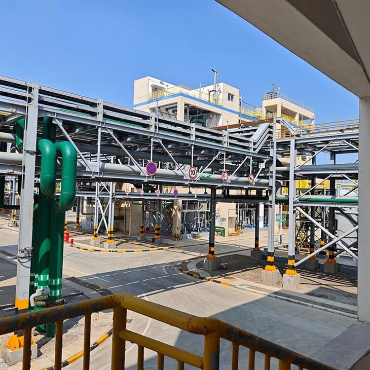 가성소다 전기분해 공장